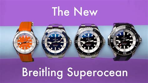 The New Breitling Superocean, All 4 sizes 